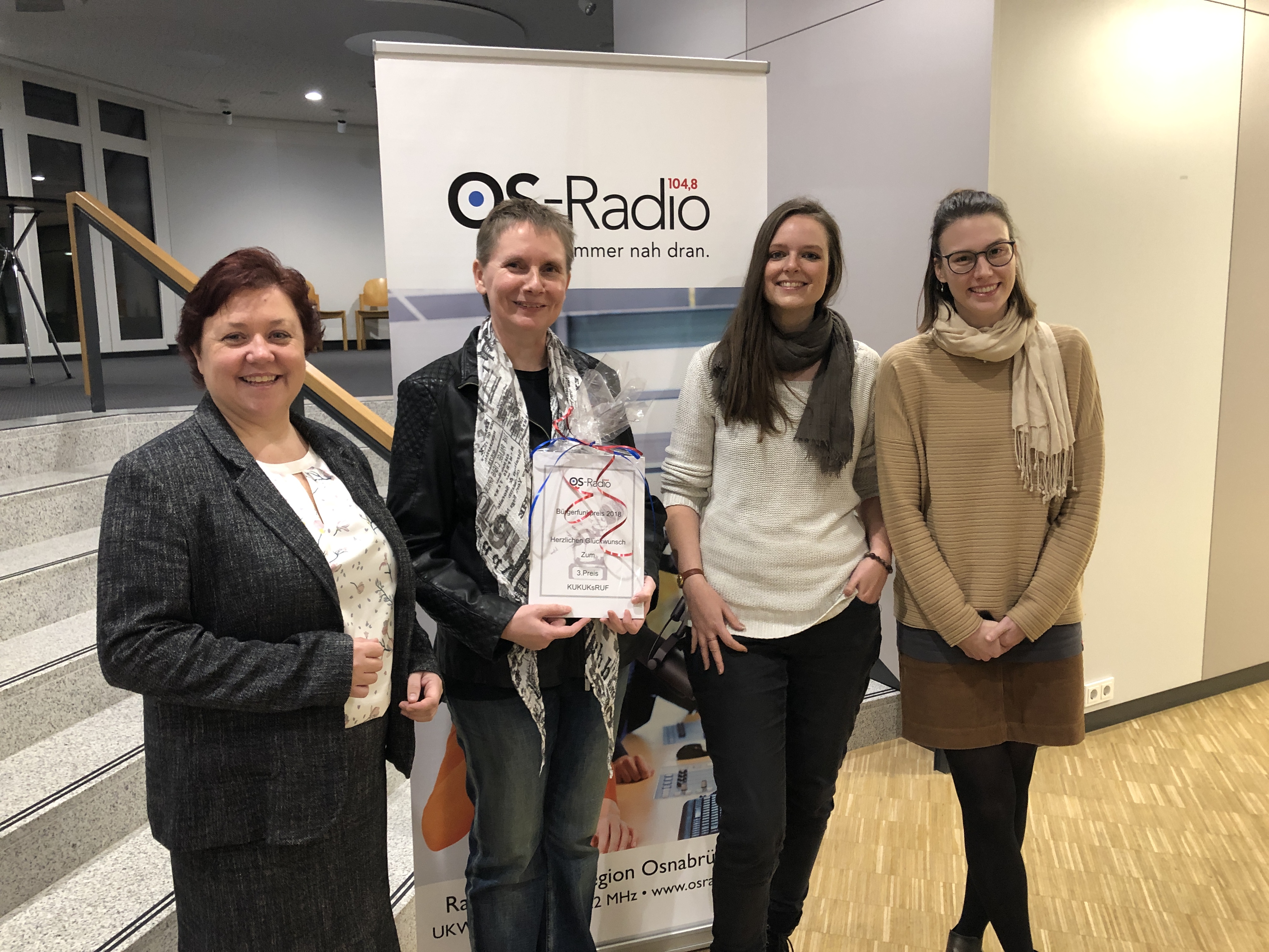 KUKUKsRUF erhält Bürgerfunkpreis bei os-Radio 104,8
